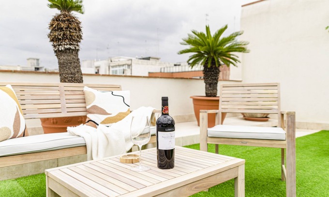 Municipio 1 House | [apulialux] Private 100mq Rooftop Oasis w Jacuzzi