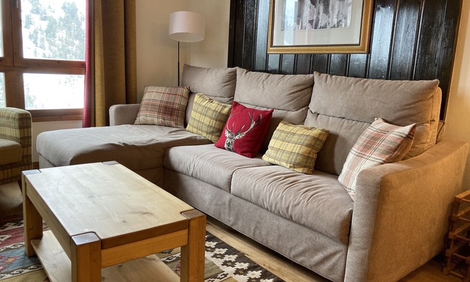 Arc-1950 Apartment | Arc 1950, Luxury, quiet corner, overlooks pistes, pedestrianised village