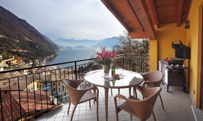 Argegno Apartment | Argegno Penthouse apartment with 180° panoramic lake views by Italian Apartments