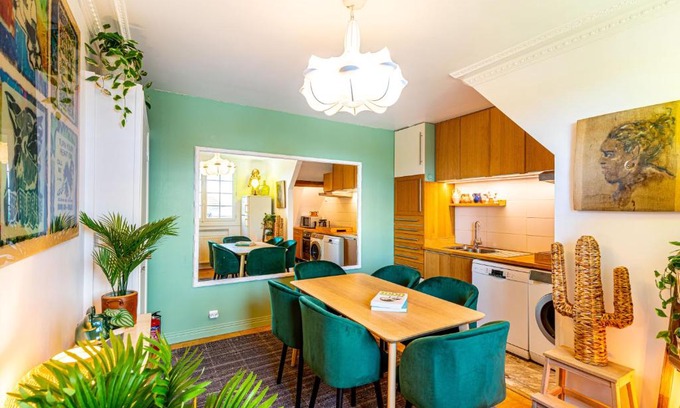 Meudon Apartment | Art & Curiosity Cabinet Style Appartement with Paris view, Villa des Ammonites