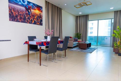 Juffair Apartment | Aspire Tower - 2 Bedroom Spiderman Theme Room