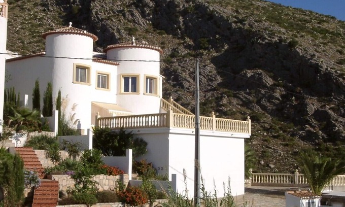 Sanet y Negrals House | At the edge of a nature reserve, detached villa with pool & view of sea