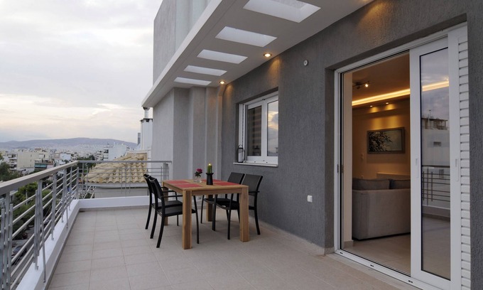 Kallithea Apartment | Athens Panorama Penthouse with Acropolis View Apartment