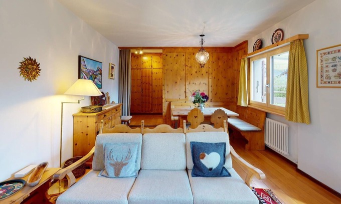 Celerina-Schlarigna Apartment | Attractive, quiet location on the outskirts of Celerina.