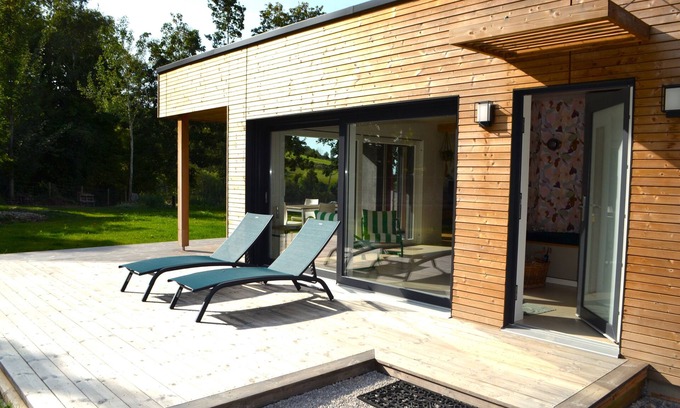 Longroy House | Au refuge de la colline Ecolodge 4* au calme avec vue sur la vallée, proche Mer