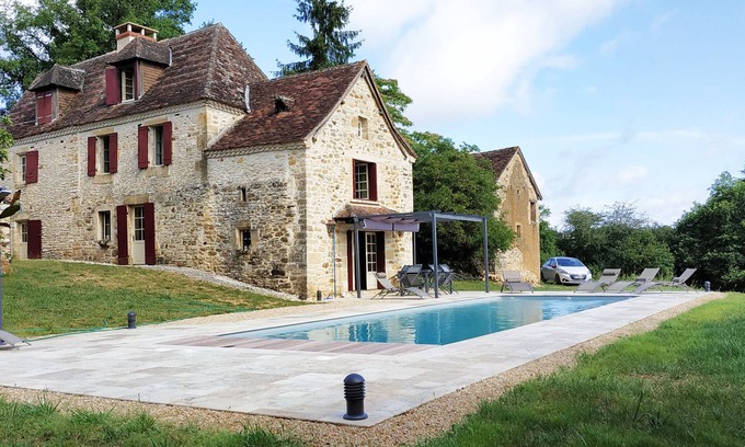 Saint-Germain-des-Pres Other | Authentic 18th c Farmhouse with heated pool (and fiber optic WIFI)