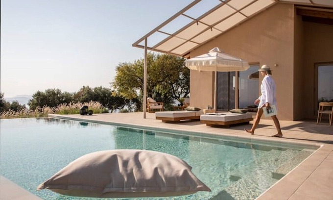 Lassi Villa | Avertosia Villa II with Private Pool and Sea View