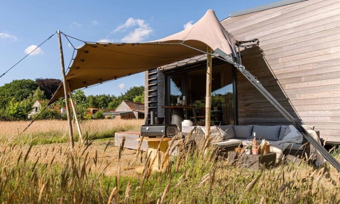 Beernem House | Avontuurlijke cabin met terras in de natuur – nabij Brugge