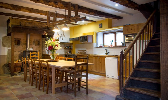 Quebriac House | Axe Rennes St Malo, Gîte de Groupe Familial 6 Chambres 15 Places Piscine Hammam