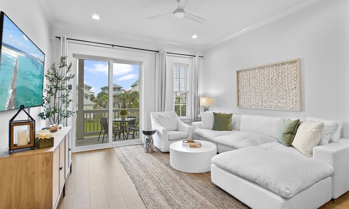 Dune Allen Beach Condo | Azure 30A 2-202 - Dune Allen Bch, 30A, Swimming Pool + Hot Tub, Near Gulf Place!