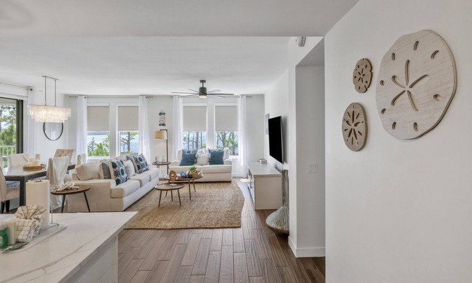 Baytowne Wharf Condo | Bahia Bliss ~ Stunning Views ~ Golf Cart Included!