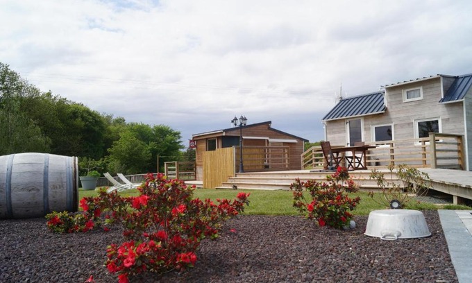 Le Puiset-Dore House | Bain Nordique SPA - Tiny house à la campagne
