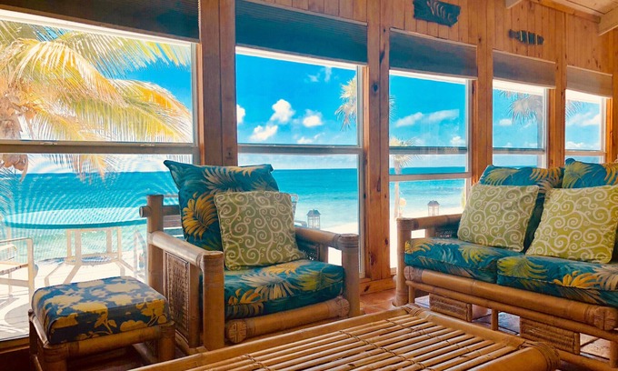Port Howe House | Banana Wind Oceanfront Home ~ Private Beach, Snorkeling, Kayaks, Stunning Views