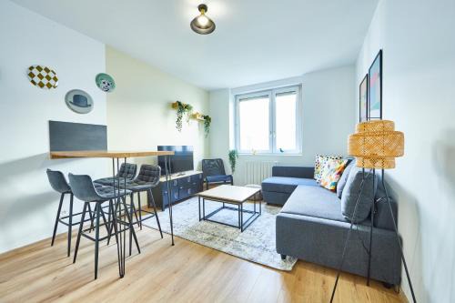 Mulhouse Apartment | BE-2G - Joli 2 pièces tout équipé - 1 à 2 pers au 2ème étage au centre de Mulhouse
