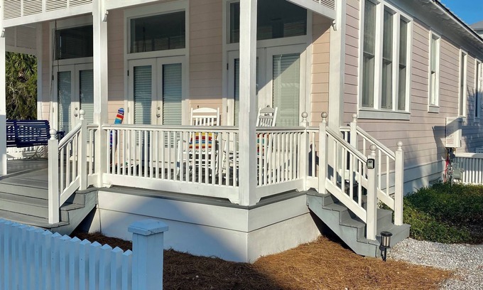 Sunnyside Cottage | Beach Cottage- Steps to beach, Private pool, one level 3bed 3bath