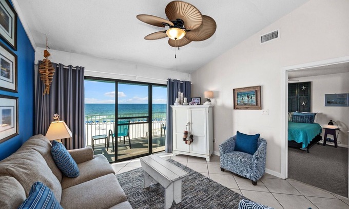 Orange Beach Condo | Beach Front Condo w/Private Balcony | Spectacular Views of Gulf of Mexico | My Beach Getaways