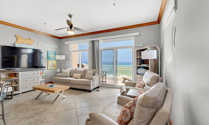 Pensacola Beach Condo | ✨Beach Front-Top Floor Gulf Views-Upscale Furnishings-1BR Seahorse R✨