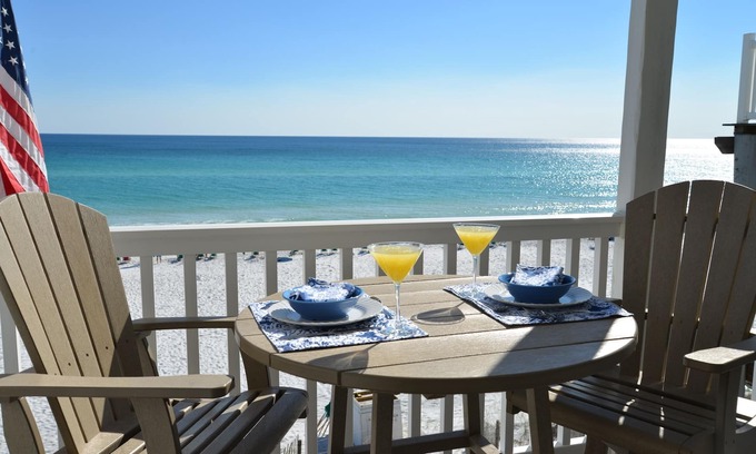 Seagrove Beach Condo | "Beach Happy" - 3 Bedroom Beachfront - Complimentary Beach Set Up (Seasonal)