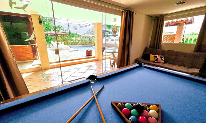 Caraguatatuba Condo | Beach House, 300 mts, with Pool and WIFI