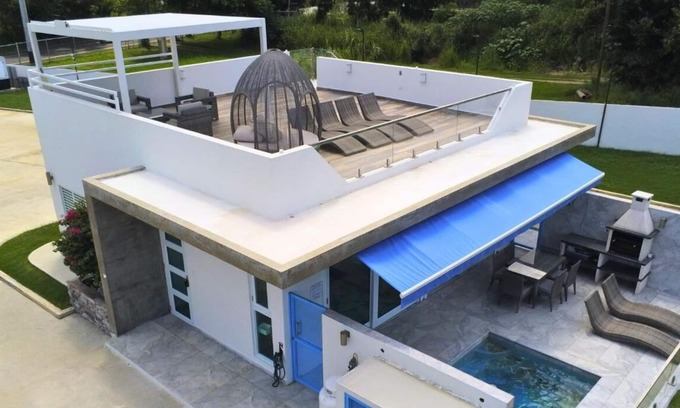 Guanajibo House | Beach house w/private pool, unit BLUE, full A/C, WiFi, kayaks