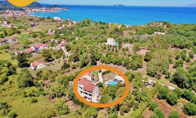 Sidari Villa | Beach Villa Pangea with private pool