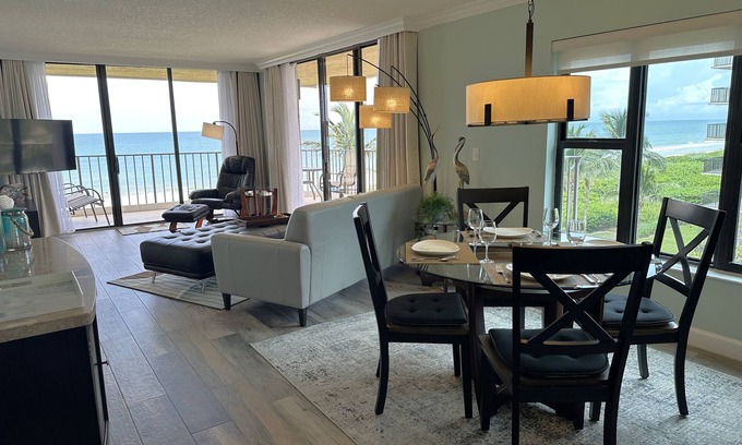 Fort Pierce Shores Condo | Beachfront Condo with Wrap Around Balcony: Dec 2025 available!