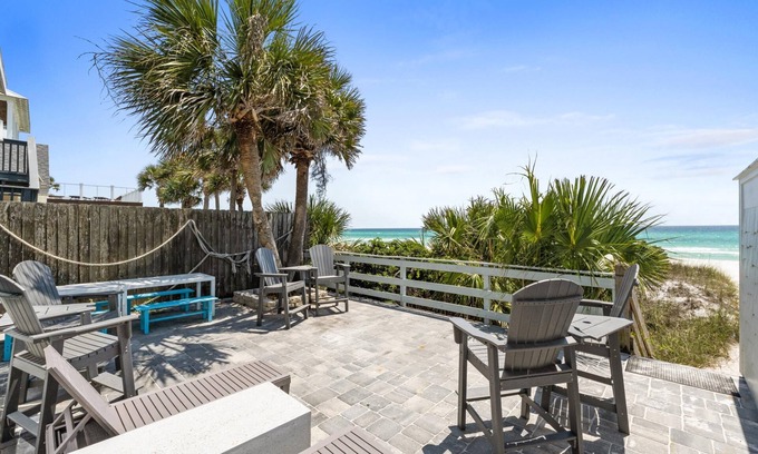 Panama City Beach House | Beachfront Huge Beach House - Sleeps 40 - Family Tides - West End - Free Golf