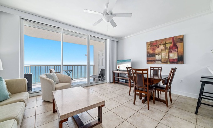Fort Morgan Condo | BEACHFRONT, MULTIPLE OUTDOOR POOL, LOTS OF AMENITIES!