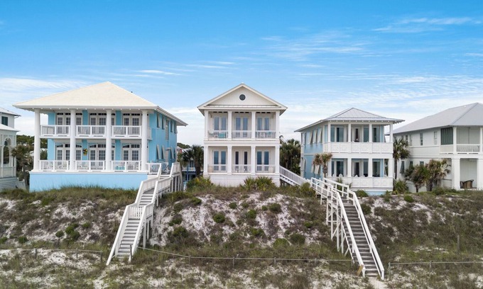 Sunnyside House | Beachfront - Private Heated Pool - Private Boardwalk