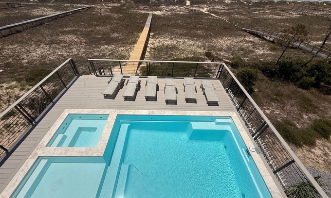 Cape San Blas House | *Beachfront Private Pool & Hot Tub Cape San Blas