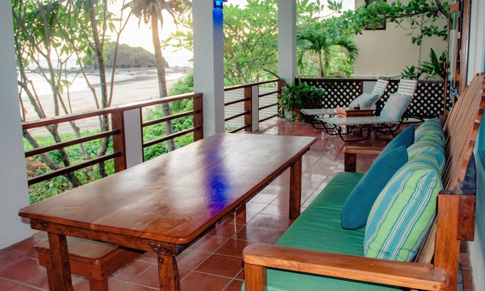 Santa Barbara House | Beachfront villa 5 BR/4 BA, private pool, free parking, seconds from the beach