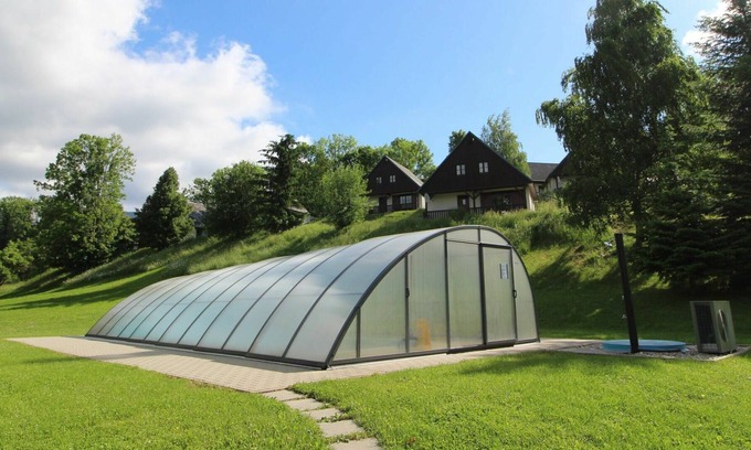 Cerny Dul House | Beautiful private villa for 6 people with pool, WIFI, TV, terrace and parking