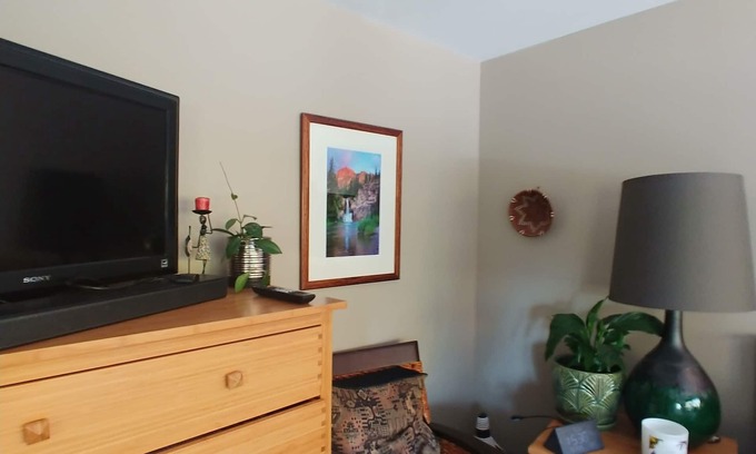 Teton Village Condo | Beautiful 2 bedroom condo & king conversion bed-living room Sundance pool