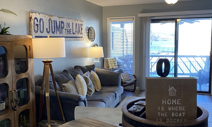 Osage Beach Condo | Beautiful 2 BR Condo at Heart of the Lake. Available 14’X32’ Boat Slip
