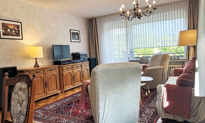 Luegde Apartment | Beautiful apartment for 4 guests with WIFI, TV, balcony and panoramic view
