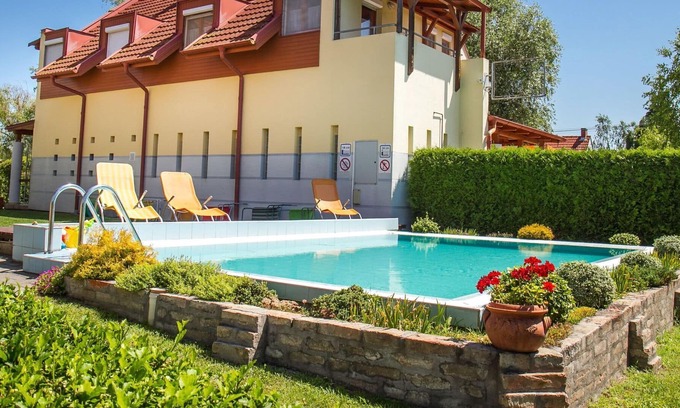 Balatonmariafurdo Apartment | Beautiful apartment for 4 people with WIFI, pool, A/C, TV, patio and parking