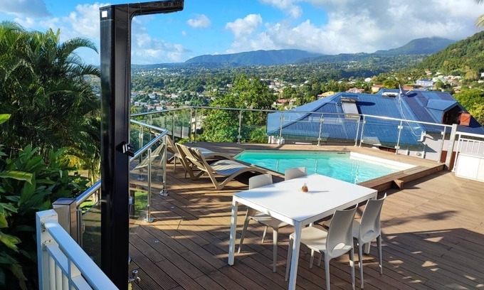 Vieux-Fort Apartment | Beautiful apartment with private pool and exceptional sea view