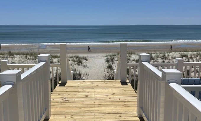 Emerald Isle House | Beautiful Emerald Isle Oceanfront 5 Bedroom Duplex: 'Changes In Attitudes'