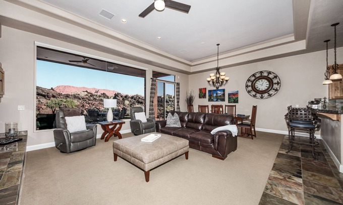 St. George House | Beautiful Home With Private Casita Entrada Gated Central To Hike/Bike Trails