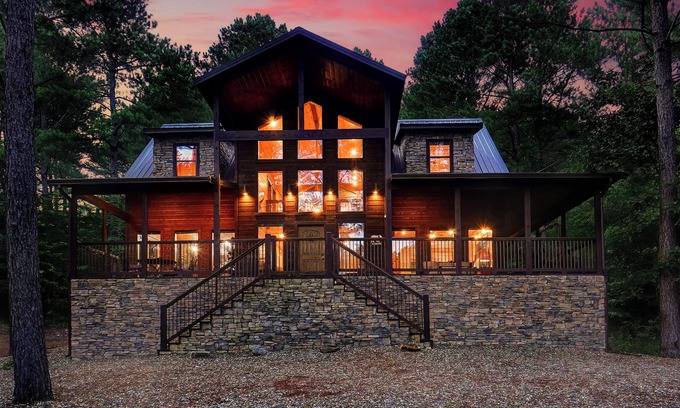 Broken Bow House | Beautiful,huge porch, close to activities,Paved road. Highly desired location.