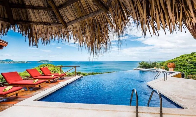 Potrero Villa | Beautiful Ocean front Villa with outstanding sunsets! Cook Service included!