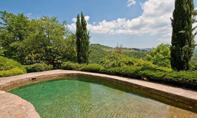 San Pietro in Bossolo Villa | Beautiful private villa for 12 people with private pool, WIFI, A/C, TV, patio and panoramic view