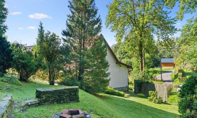 Zelezny Brod Villa | Beautiful private villa for 5 guests with TV, terrace and pets allowed