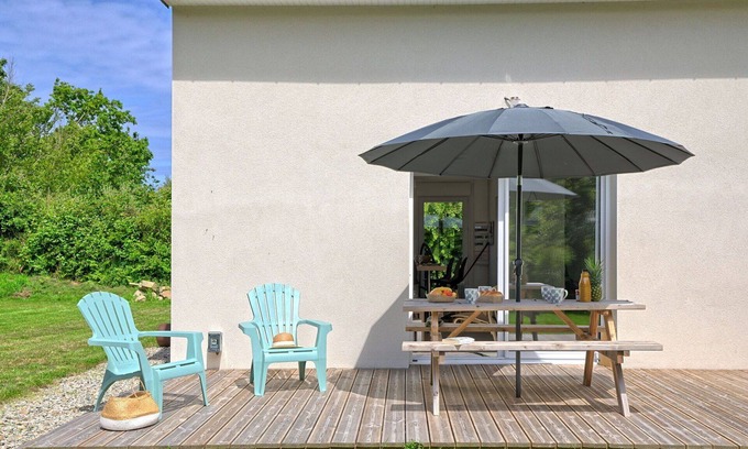 Plougrescant House | Beautiful private villa for 4 people with TV and terrace