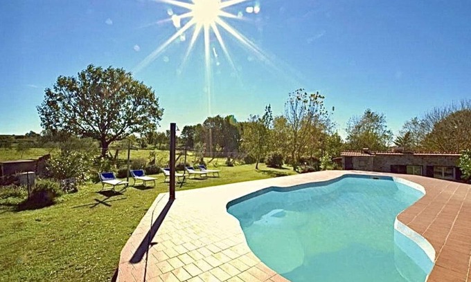 Pitigliano Villa | Beautiful private villa for 7 guests with WIFI, private pool, pets allowed and panoramic view