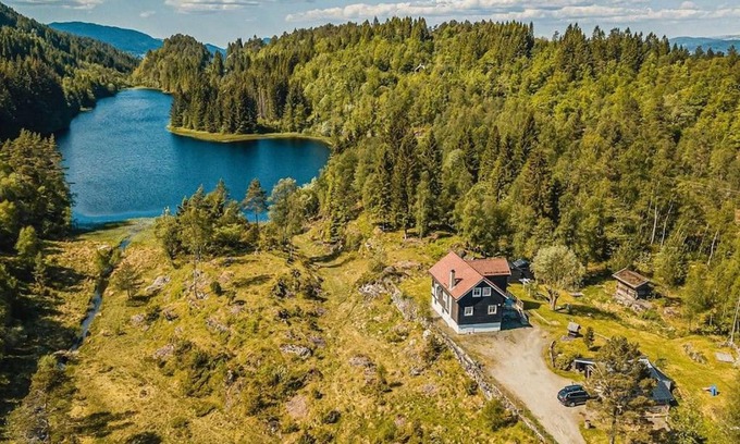 Osteroy Villa | Beautiful Private Villa with Lake View and Boat