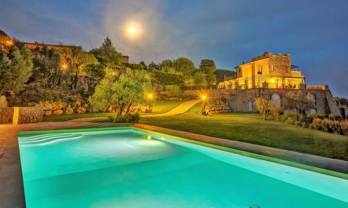 Montaione Villa | Beautiful villa with internet, A/C, private pool, TV, patio, panoramic view, close to San Gimignano