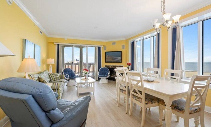 Ocean City Apartment | ⭐️Belmont Towers 607 Boardwalk Ocean Front Pool Gym Sauna⭐️