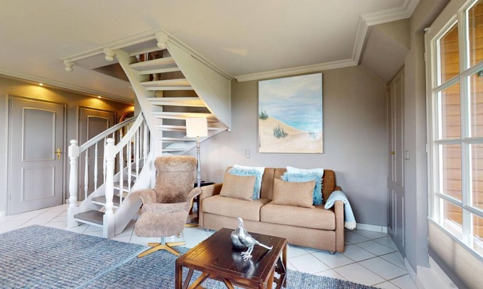 Großmorsum Apartment | Biike - Cozy maisonette with a view of the Morsum mudflats in a quiet location