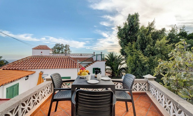 Guia de Isora Villa | 'Biofinca Las Dulces Casa Almita' with Sea View, Private Terrace and Wi-Fi